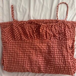 Rhythm Lola Check Gathered Maxi